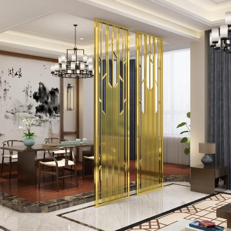 Stainless steel screen partition