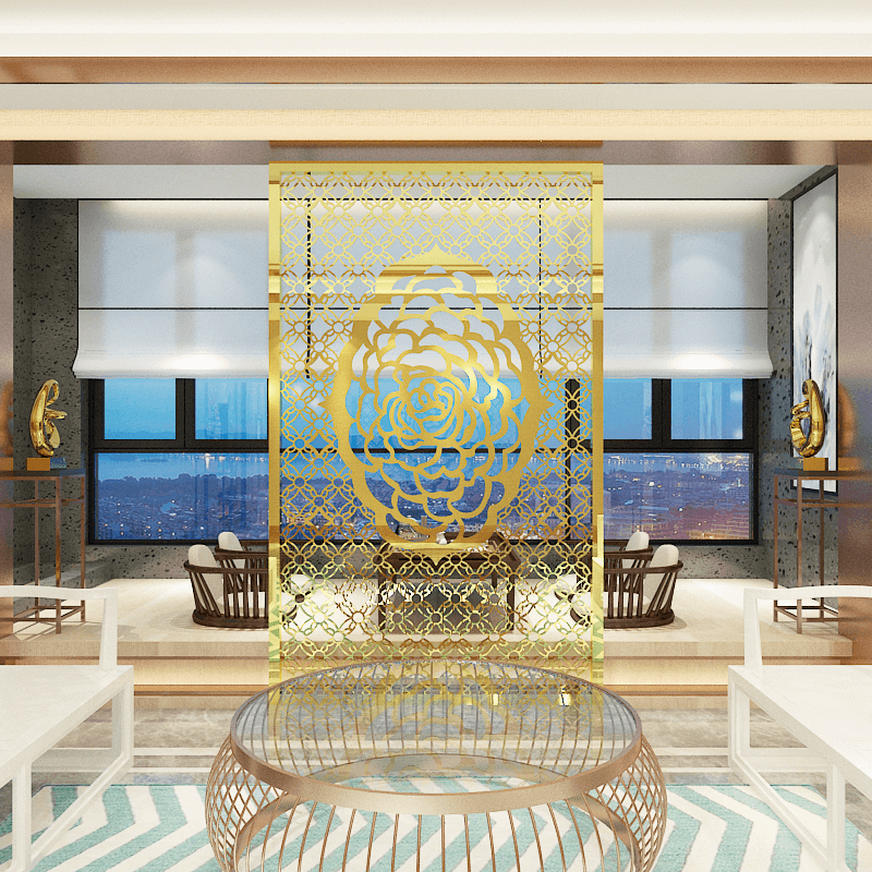 Stainless steel screen partition