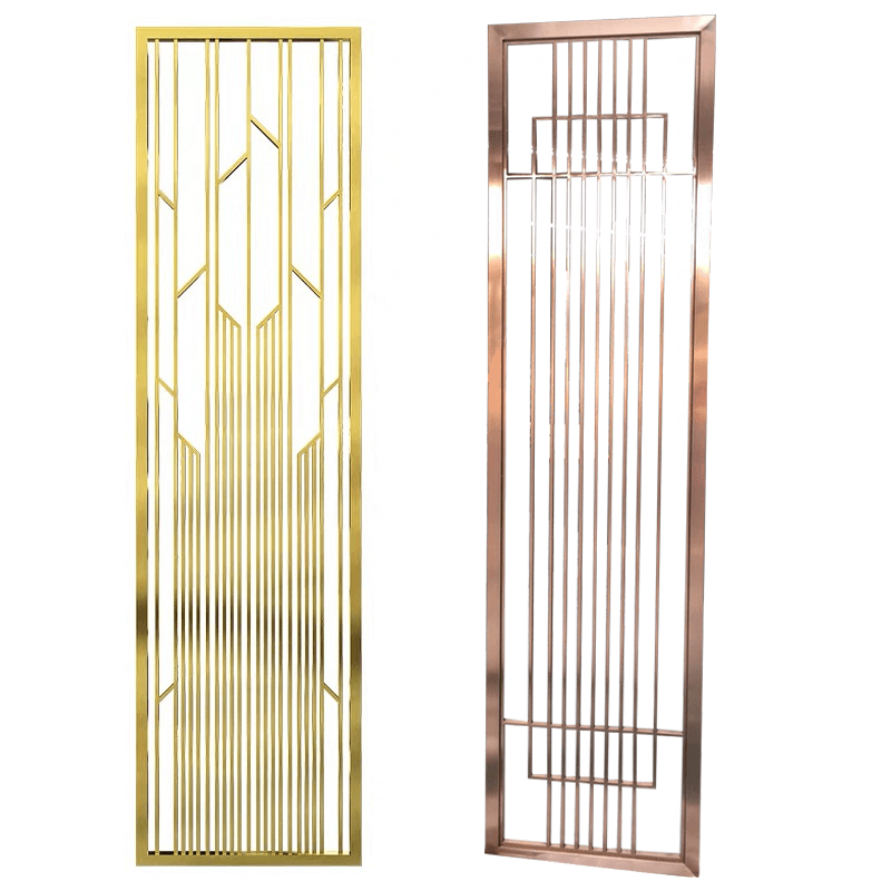 Stainless steel screen partition