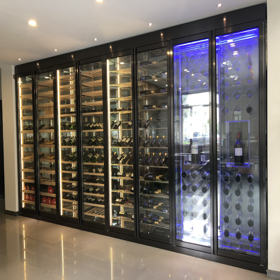 Stainless steel wine cabinet