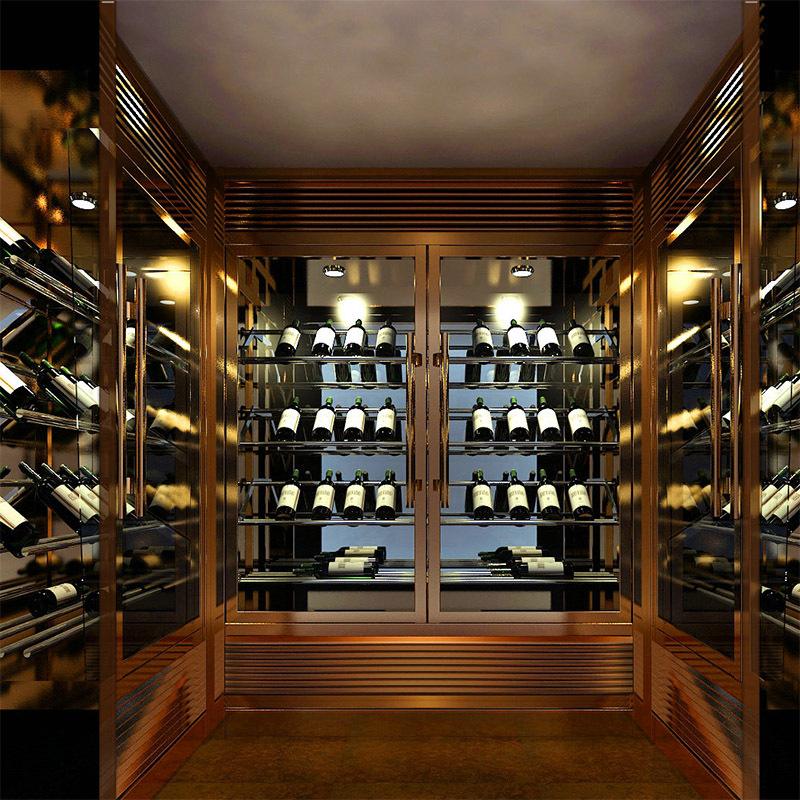 Stainless steel wine cabinet