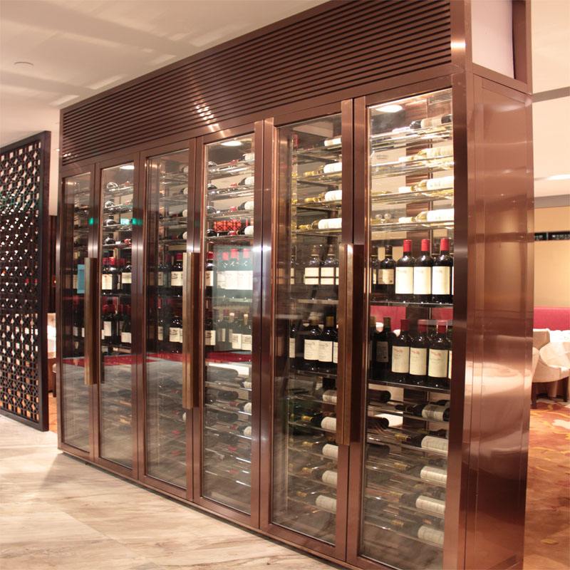Stainless steel wine cabinet