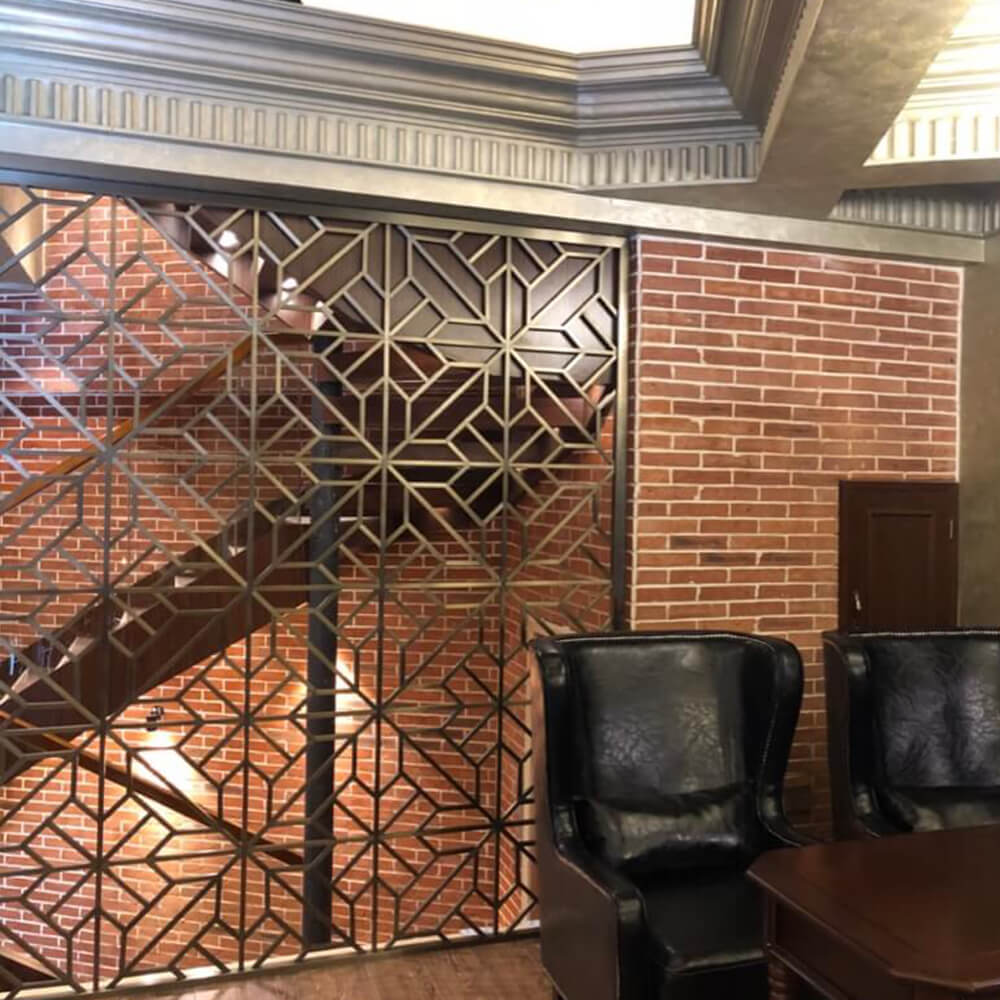 Stainless steel screen partition