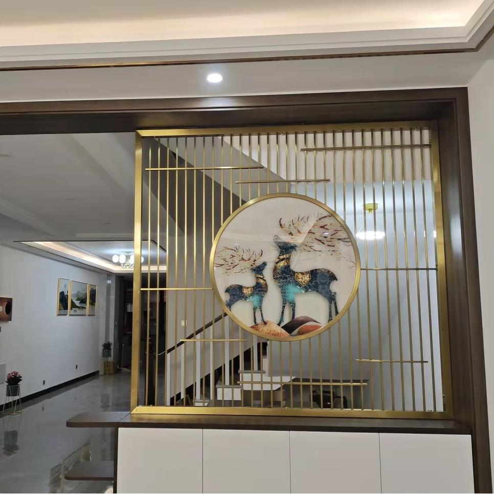 Stainless steel screen partition